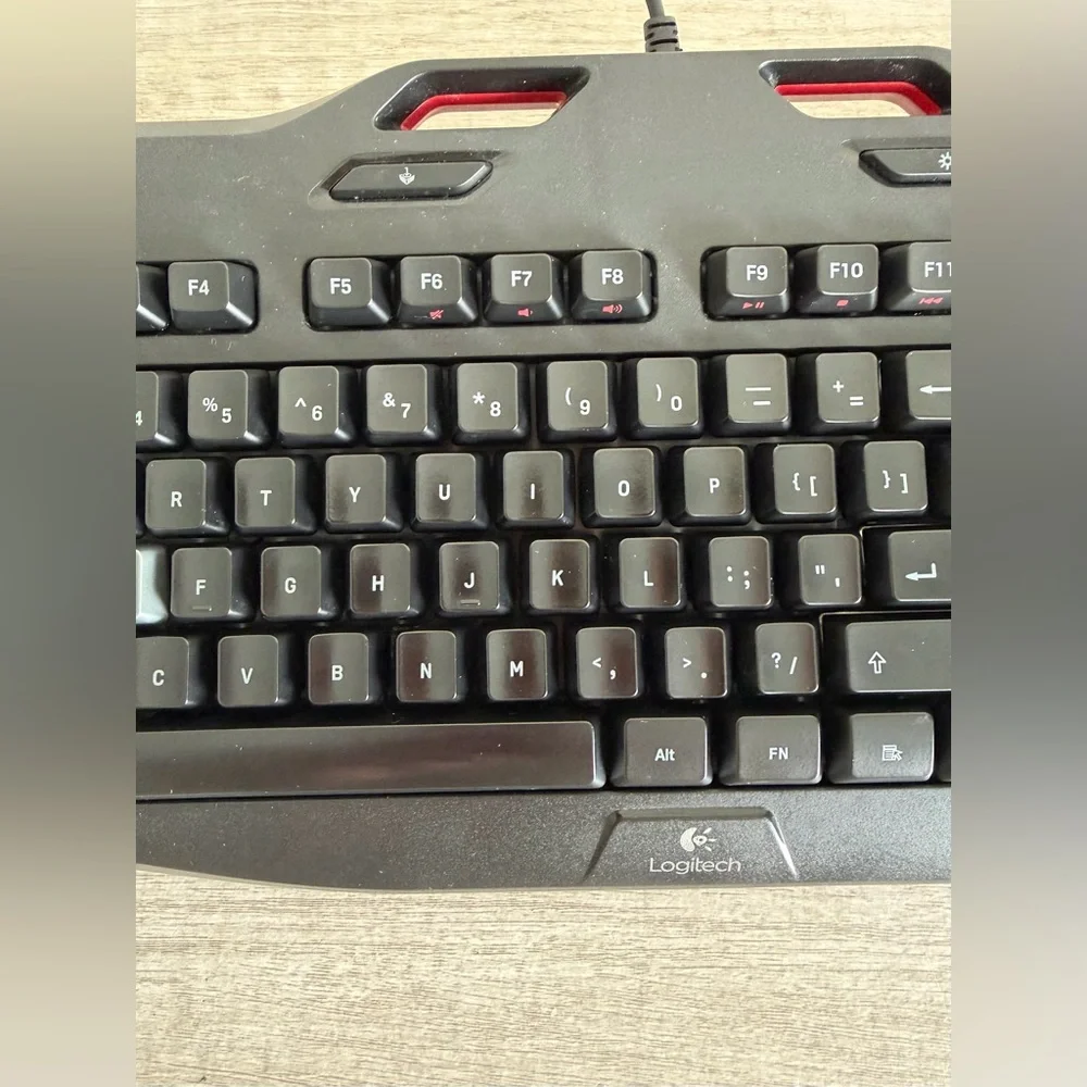 Logitech G105 Model Y-U0013 Wired Gaming Keyboard w/ Blue LED Backlighting